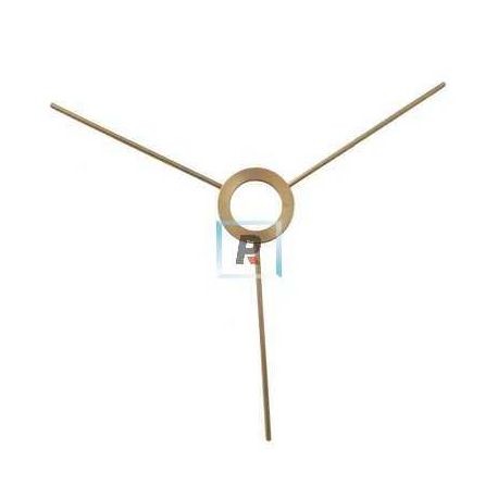 Araña laton 3 Brazos 25cm (30mm Interior)