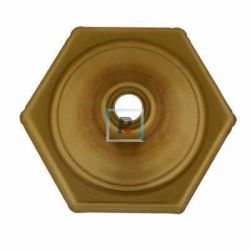 Cumbre de Laton 6 Caras de 41mm Lado