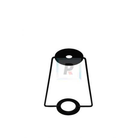 Lira hierro negro E14 de 120mm