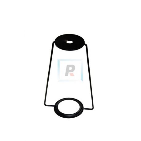 Lira hierro negro E27 de 150mm