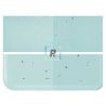 1408 Light Aquamarine Blue Transparent 44.5x51cm