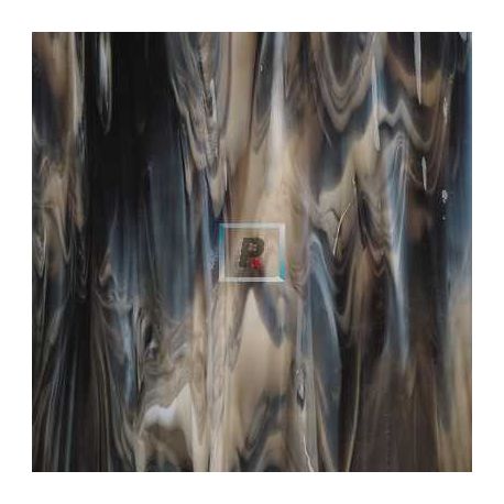 2209 Dark Brown and White Streaky 44.5x51cm
