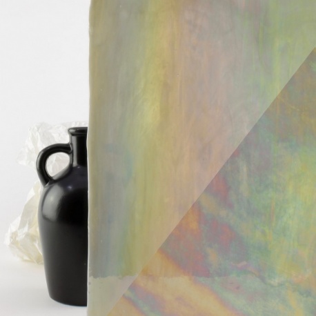 Vidrio Mondoglass Opalescente Gris Claro Iris 39x24cm
