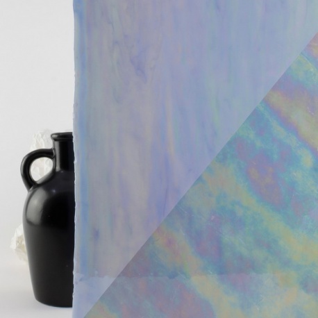 Vidrio Mondoglass Opalescente Azul Iris 96x78cm