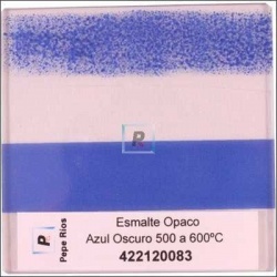 Esmalte Opaco Azul Oscuro 550ªC 100 gr.